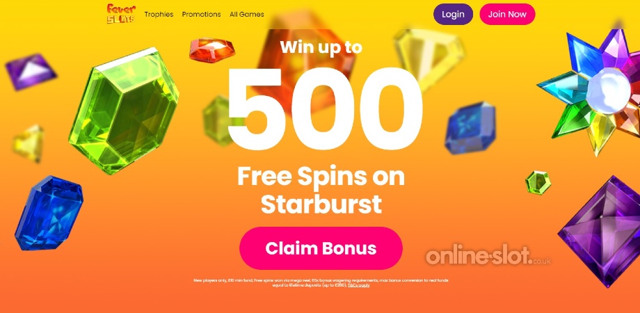 fever slots welcome bonus