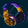 funky buddha slot headphones symbol