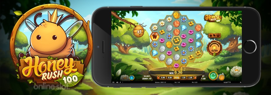 honey rush 100 mobile slot