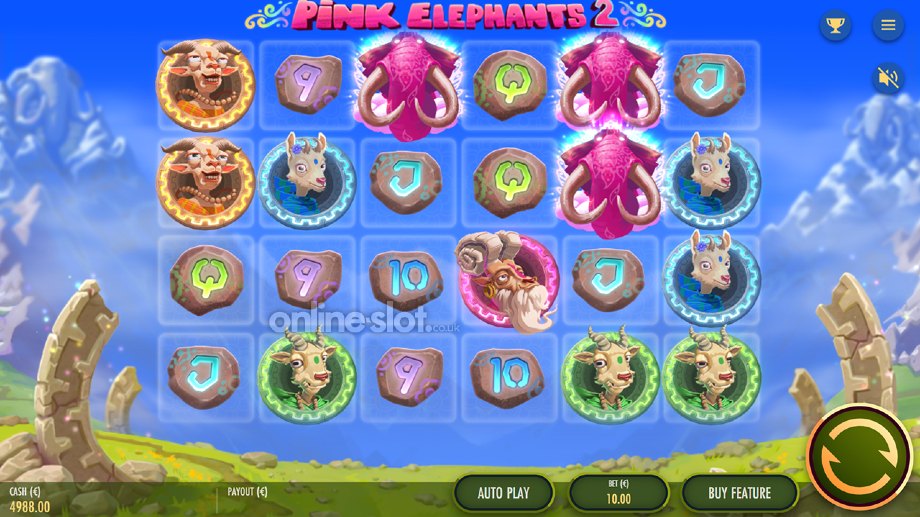 pink elephants 2 slot base game