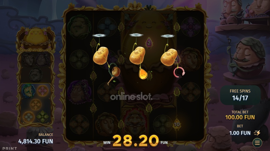 royal potato 2 slot potato sack feature