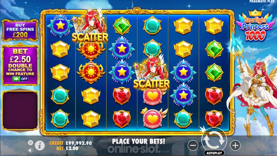 starlight princess 1000 slot base game