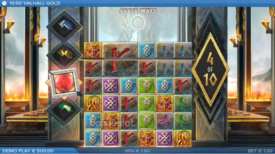 valhall gold slot bonus game