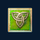 valhall gold slot green celtic block symbol