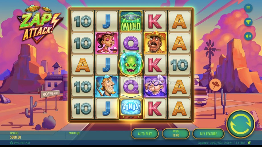 zap attack slot base game