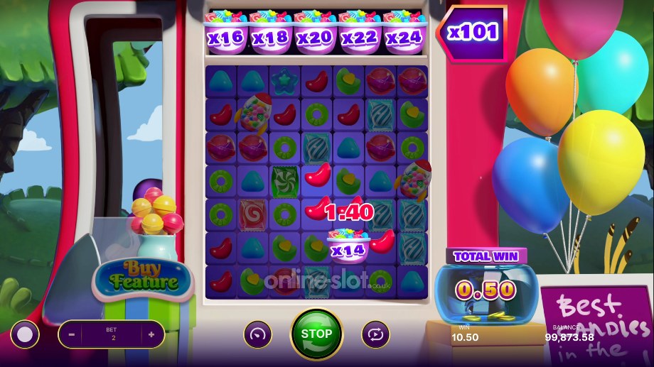 101 candies slot base game