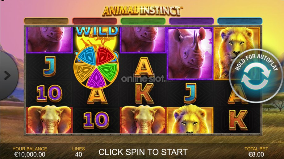 animal instinct slot base game