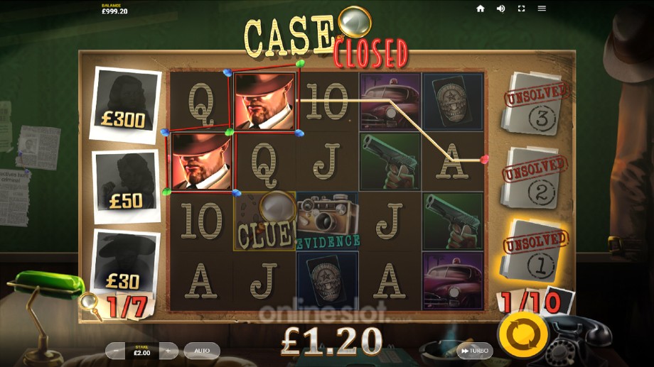 case closed slot base game