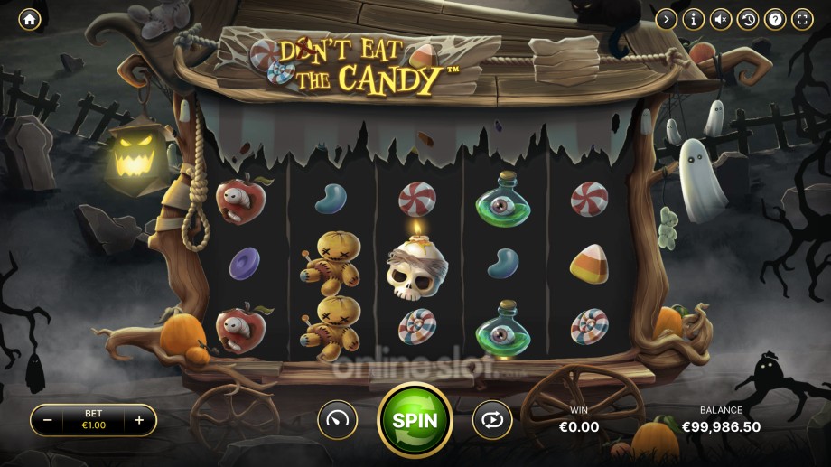 dont eat the candy slot base game