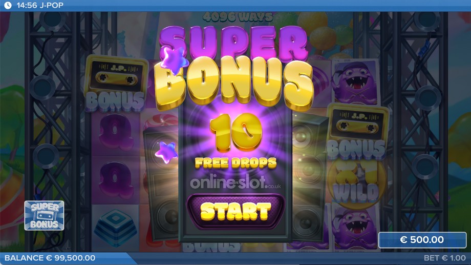 j pop slot free drops feature
