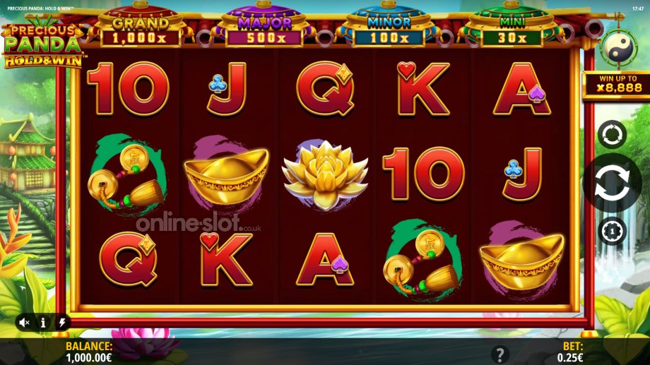 precious panda hold win slot base game