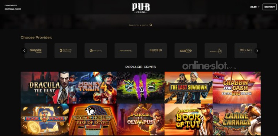 pub casino site