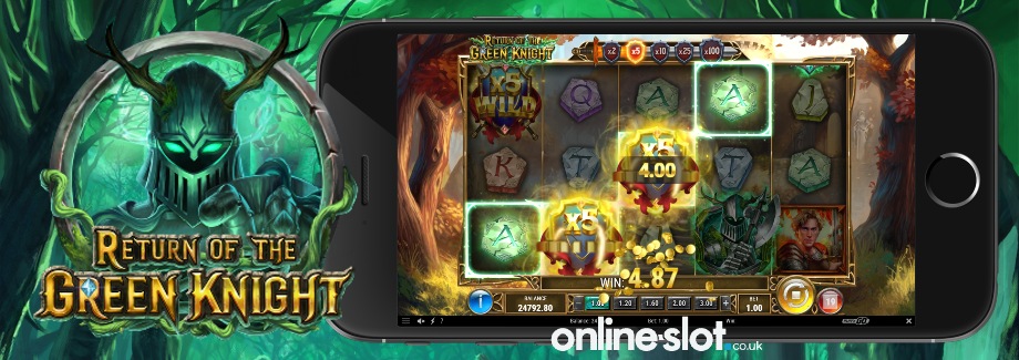 return of the green knight mobile slot