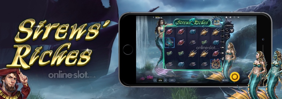 sirens riches mobile slot