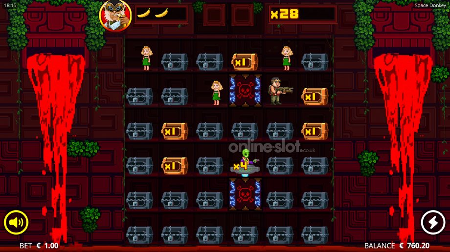 space donkey slot hide n seek feature