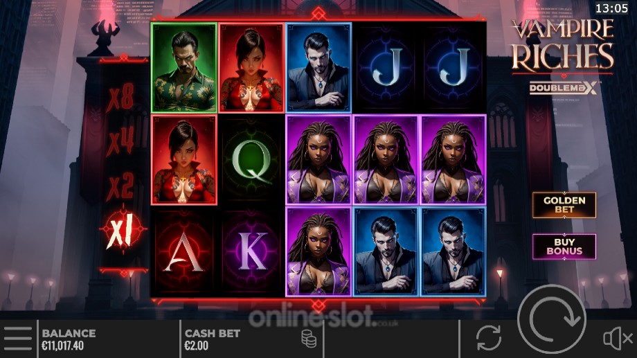 vampire riches doublemax slot base game
