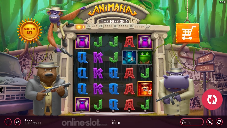 animafia slot base game
