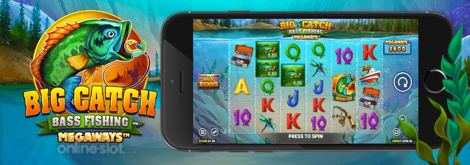 big catch bass fishing megaways mobile slot