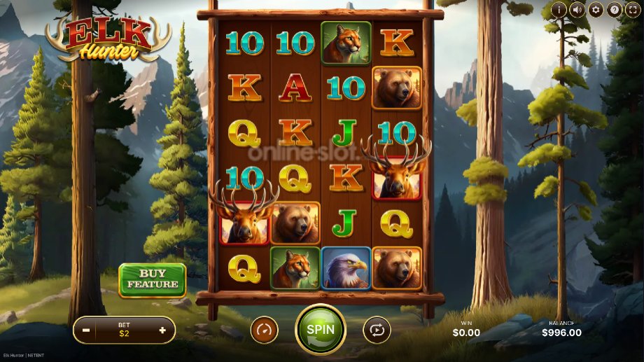 elk hunter slot base game