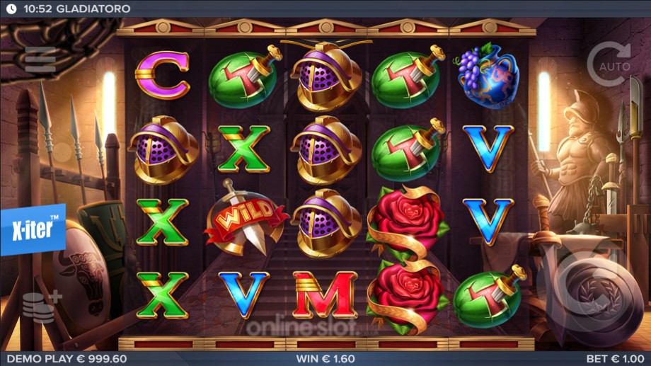 gladiatoro slot base game