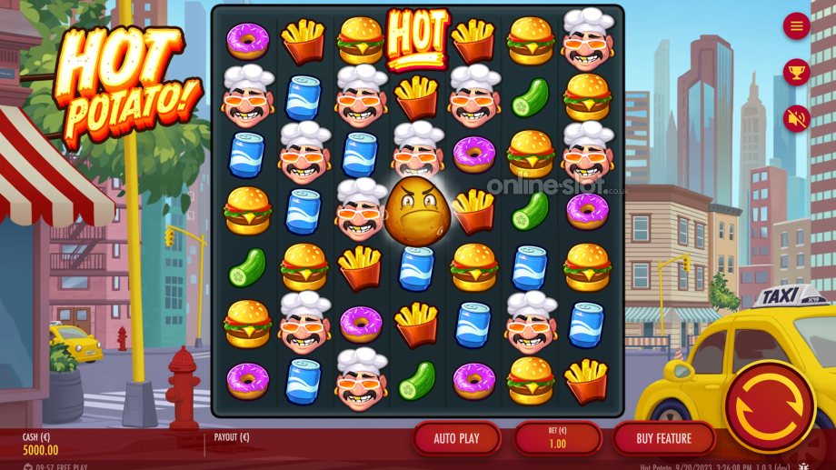 hot potato slot base game