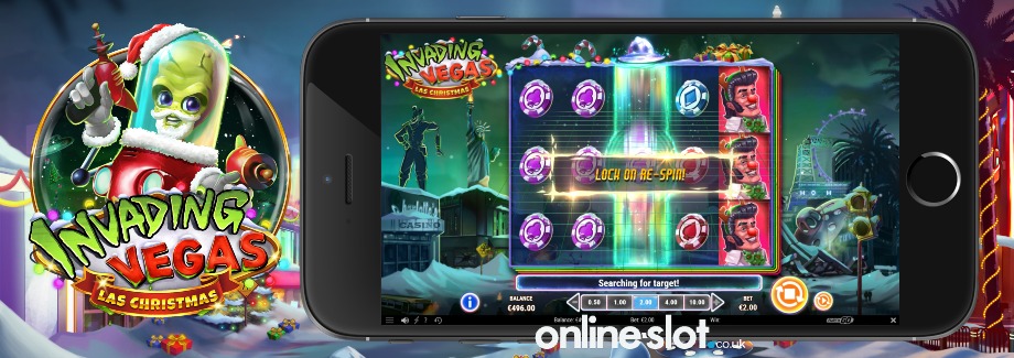 invading christmas las christmas mobile slot