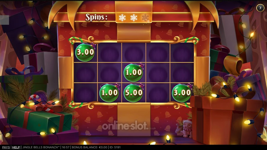 jingle bells bonanza slot free spins