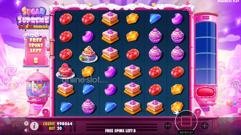 sugar supreme powernudge slot free spins feature