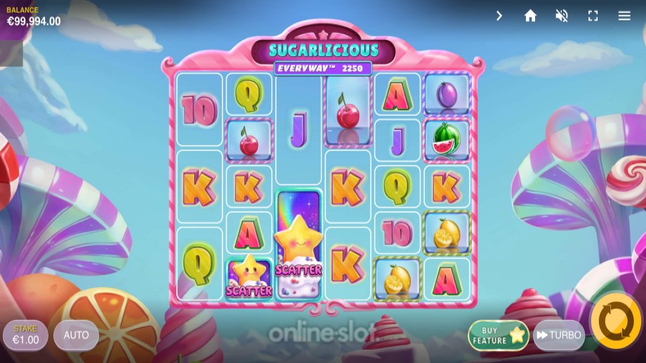 sugarlicious everyway slot base game
