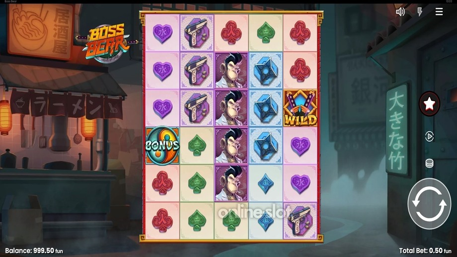 boss bear slot base game