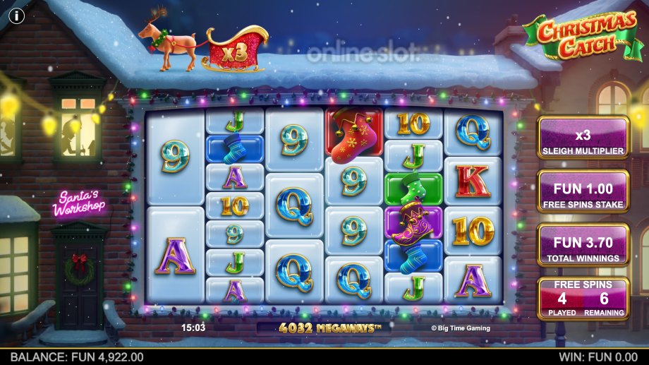christmas catch slot free spins