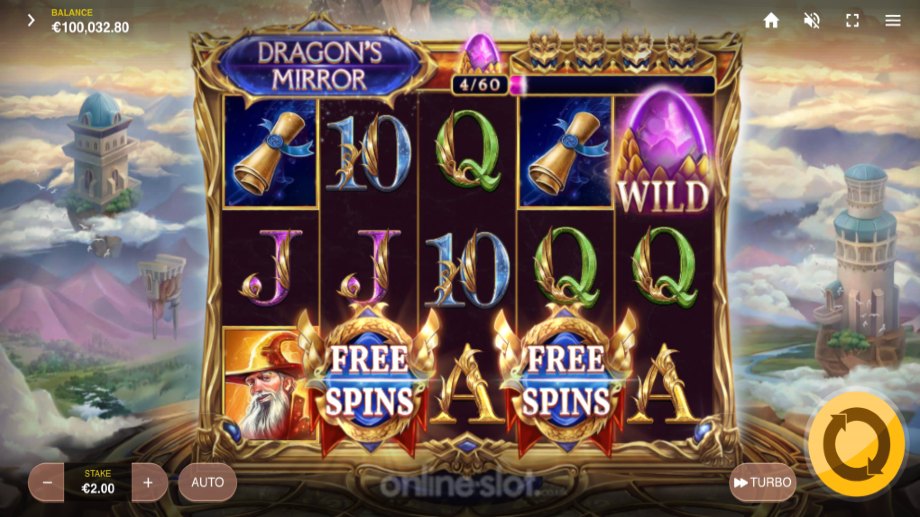 dragons mirror slot base game
