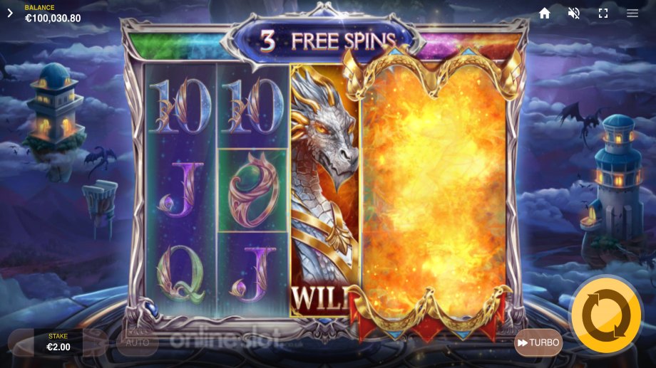 dragons mirror slot free spins