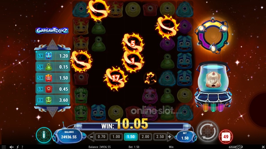 gargantoonz slot black hole feature