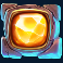 gem crush slot framed orange gem symbol