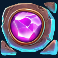 gem crush slot framed pink gem symbol