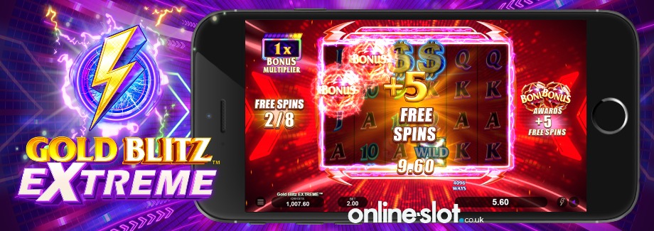 gold blitz extreme mobile slot