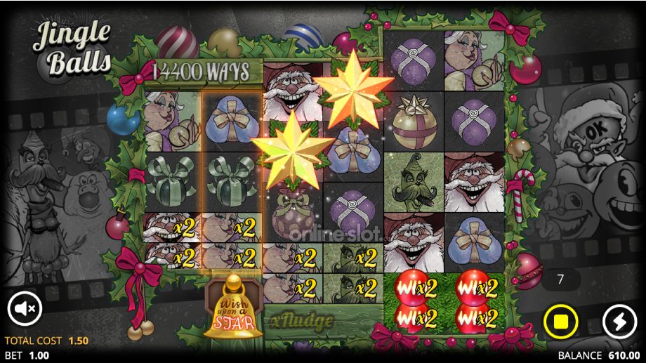 jingle balls slot xsplit wilds feature