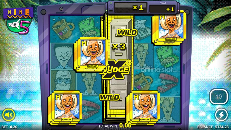 nine to five slot ivory tower spins feature