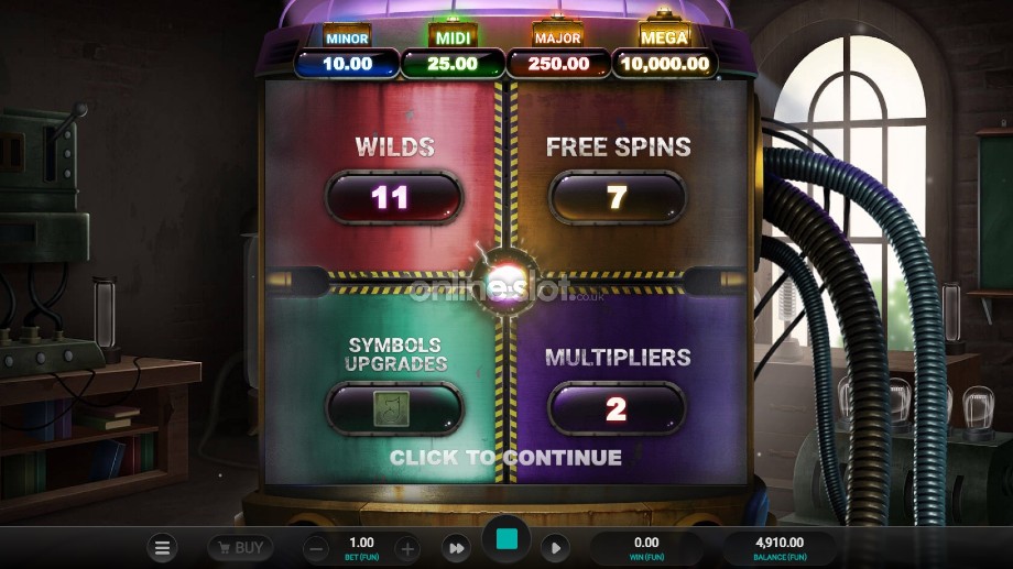 teslas invention slot free spins feature