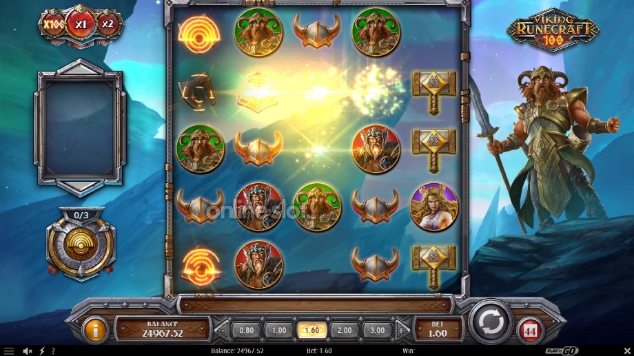 viking runecraft 100 slot god power feature