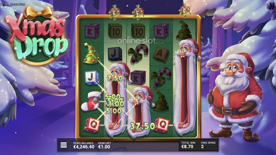 xmas drop slot santa claus is coming to town feature