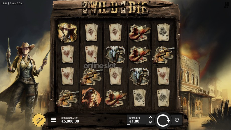 2 wild 2 die slot base game
