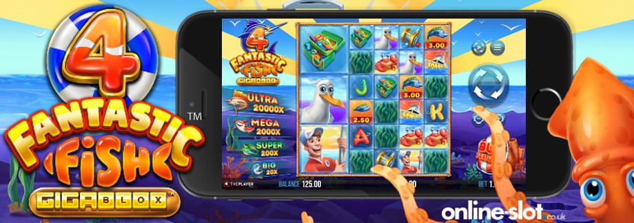 4 fantastic fish gigablox mobile slot