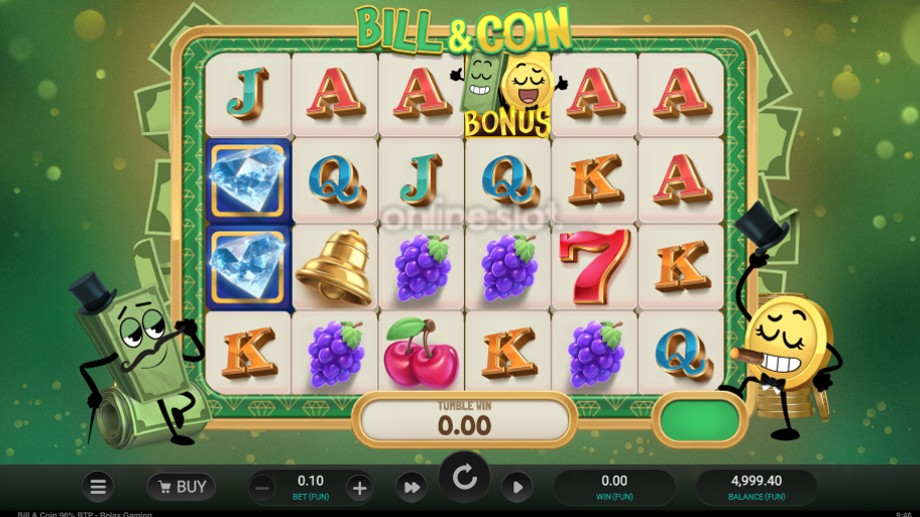 bill and coin slot base game