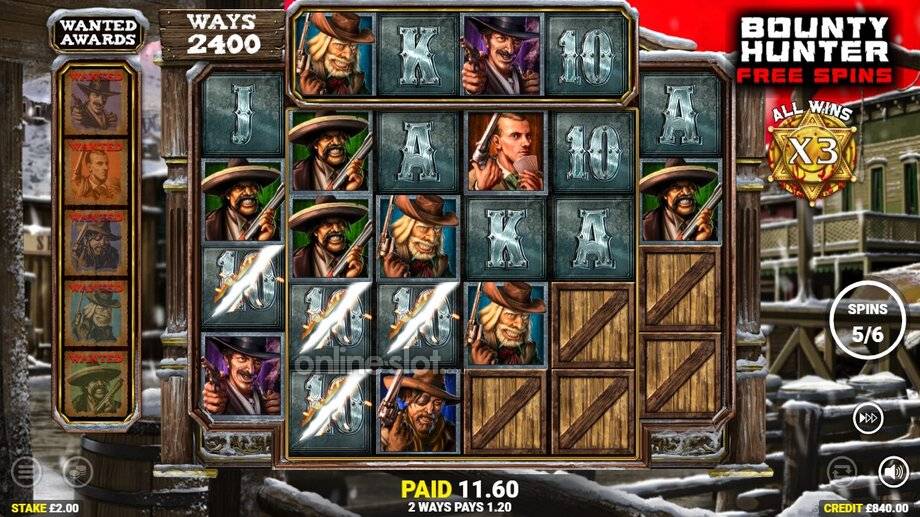 bounty hunter unchained slot bounty hunter free spins feature