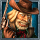 bounty hunter unchained slot light blue outlaw symbol