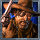 bounty hunter unchained slot royal blue outlaw symbol