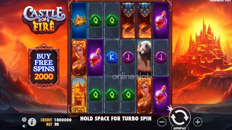 castle of fire slot base game