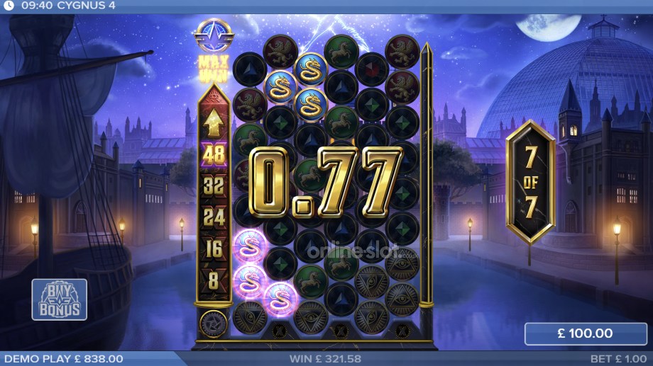 cygnus 4 slot free drops feature